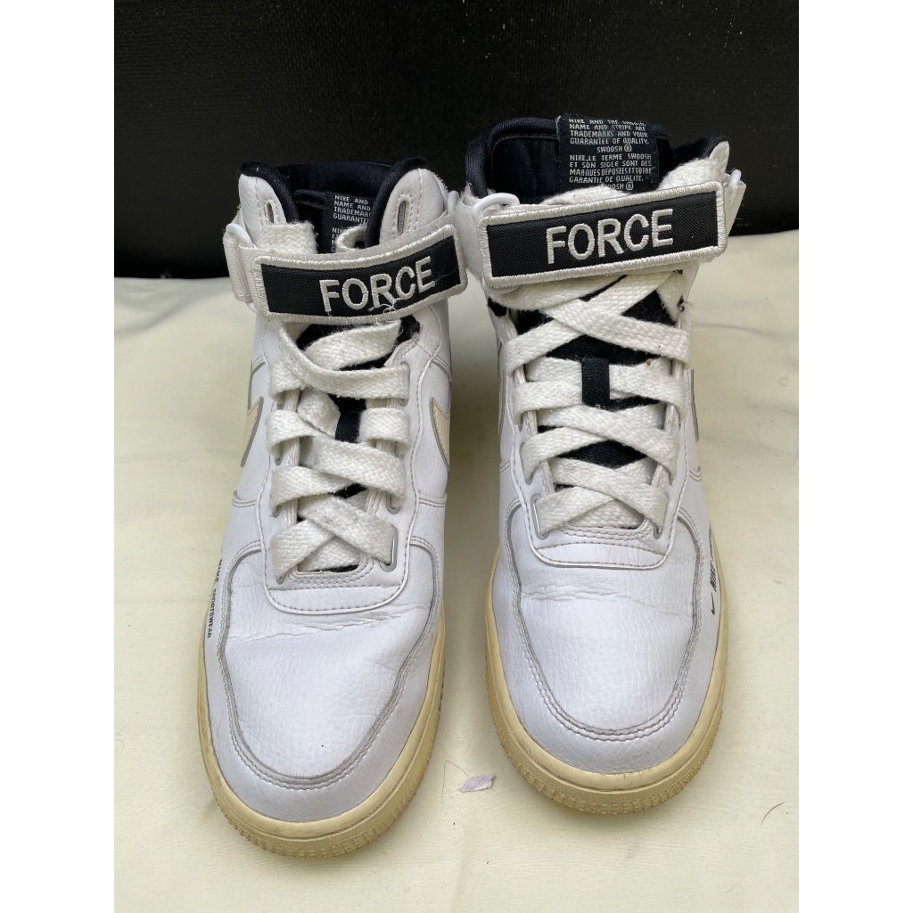 Nike Air Force 1 Womens White Beige Sneakers Shoes Size 8 Sku 6818